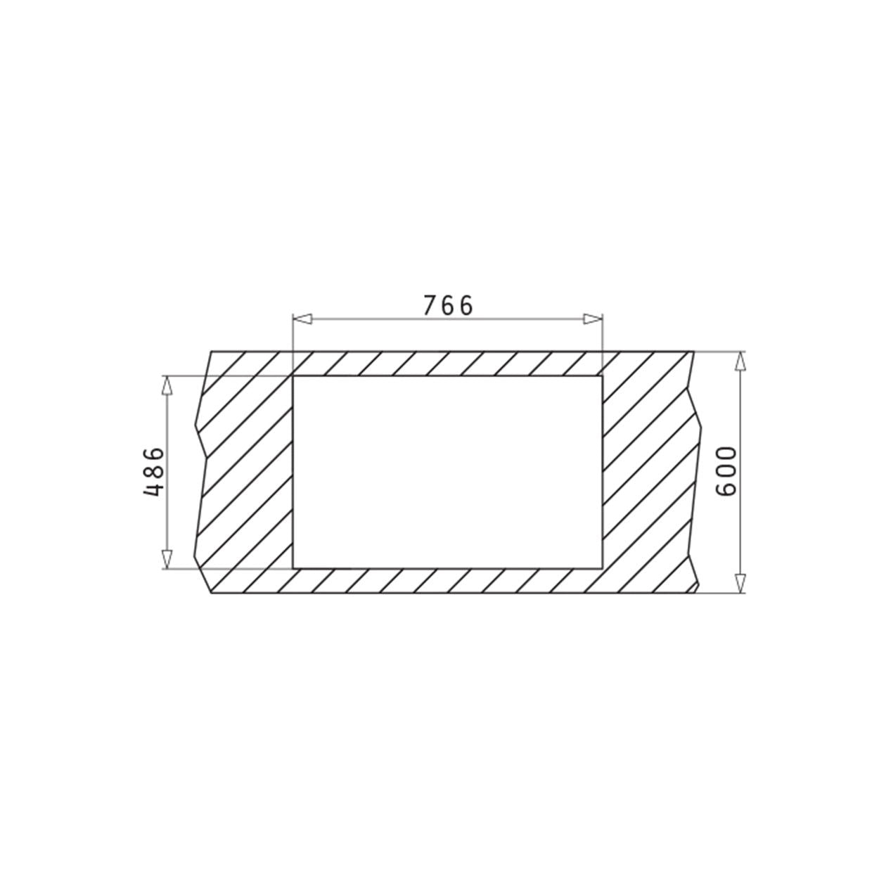 Chiuveta bucatarie granit Pyramis PORTOS 78x50cm - EpicHome.ro