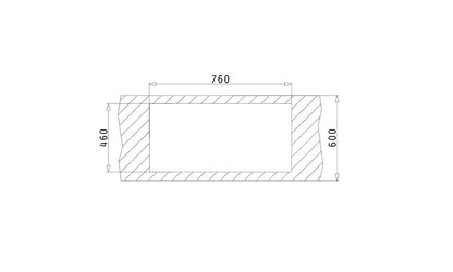 Chiuveta bucatarie granit Pyramis SPARTA PLUS 78x48cm - EpicHome.ro