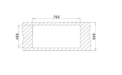 Chiuveta bucatarie granit Pyramis SPARTA PLUS LUX 78x48cm - EpicHome.ro