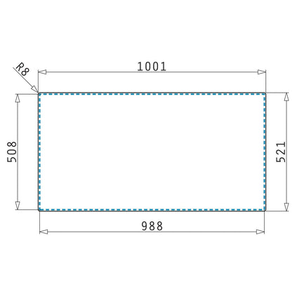 Chiuveta bucatarie inox Pyramis OLYNTHOS 100x52cm - EpicHome