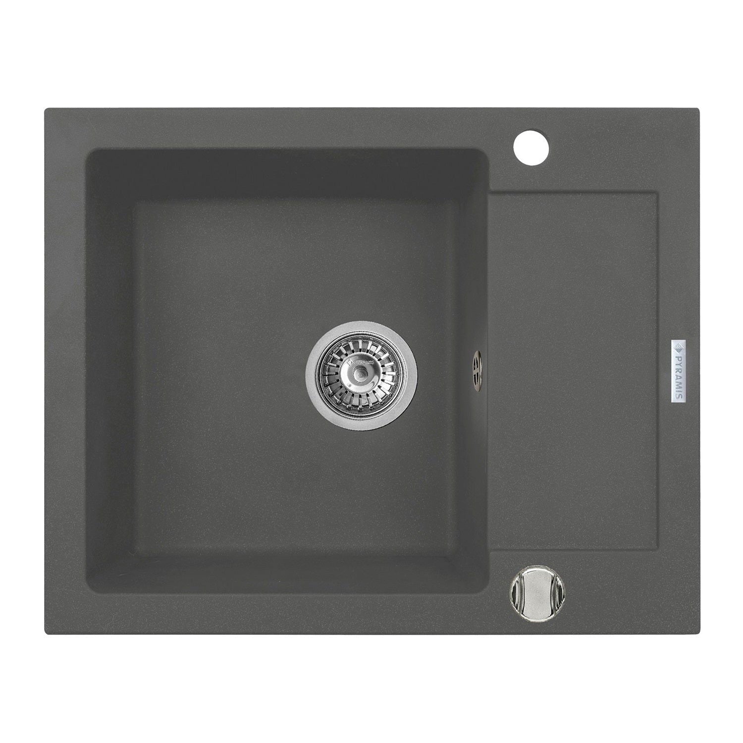 Chiuveta granit Pyramis MIDO 62x50 1B 1D - EpicHome.ro