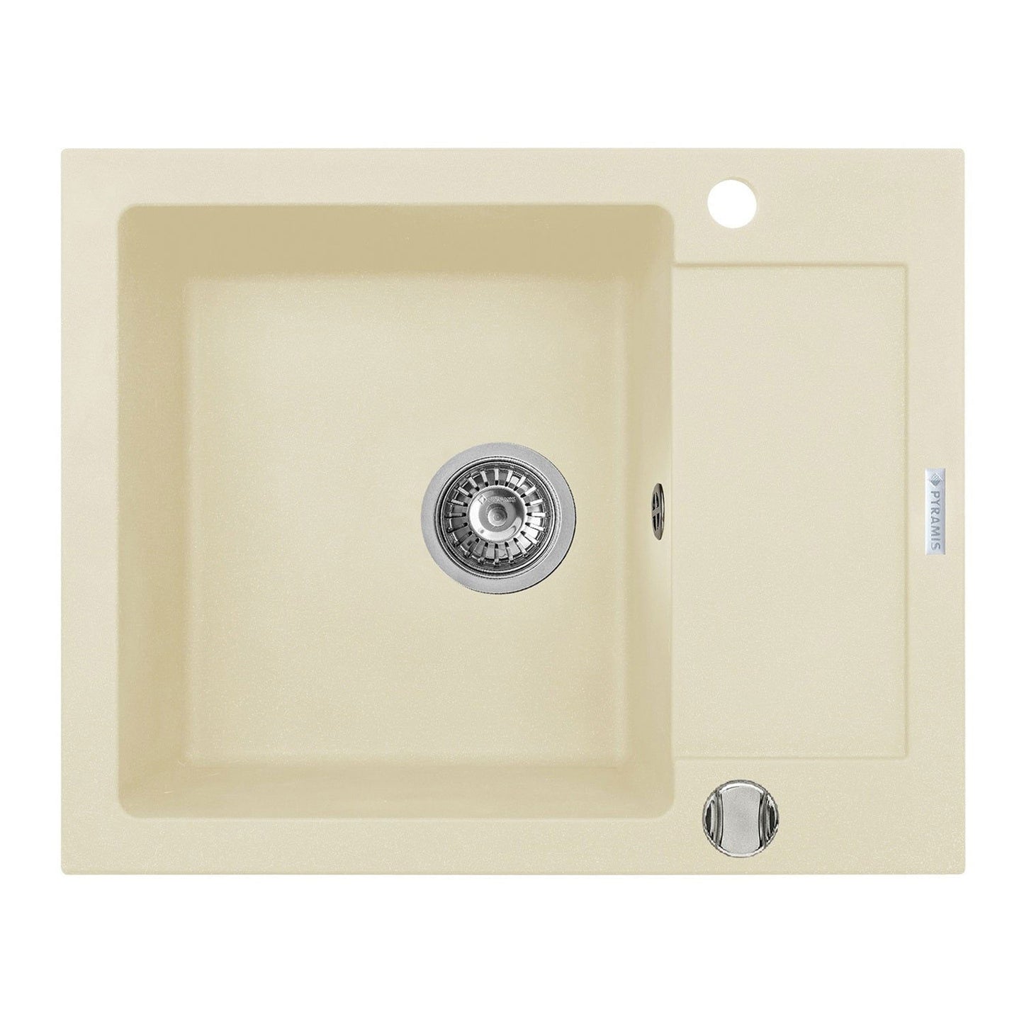 Chiuveta granit Pyramis MIDO 62x50 1B 1D - EpicHome.ro