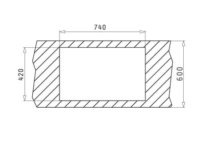 Chiuveta granit Pyramis NEXT 76x44 1B 1D - EpicHome.ro