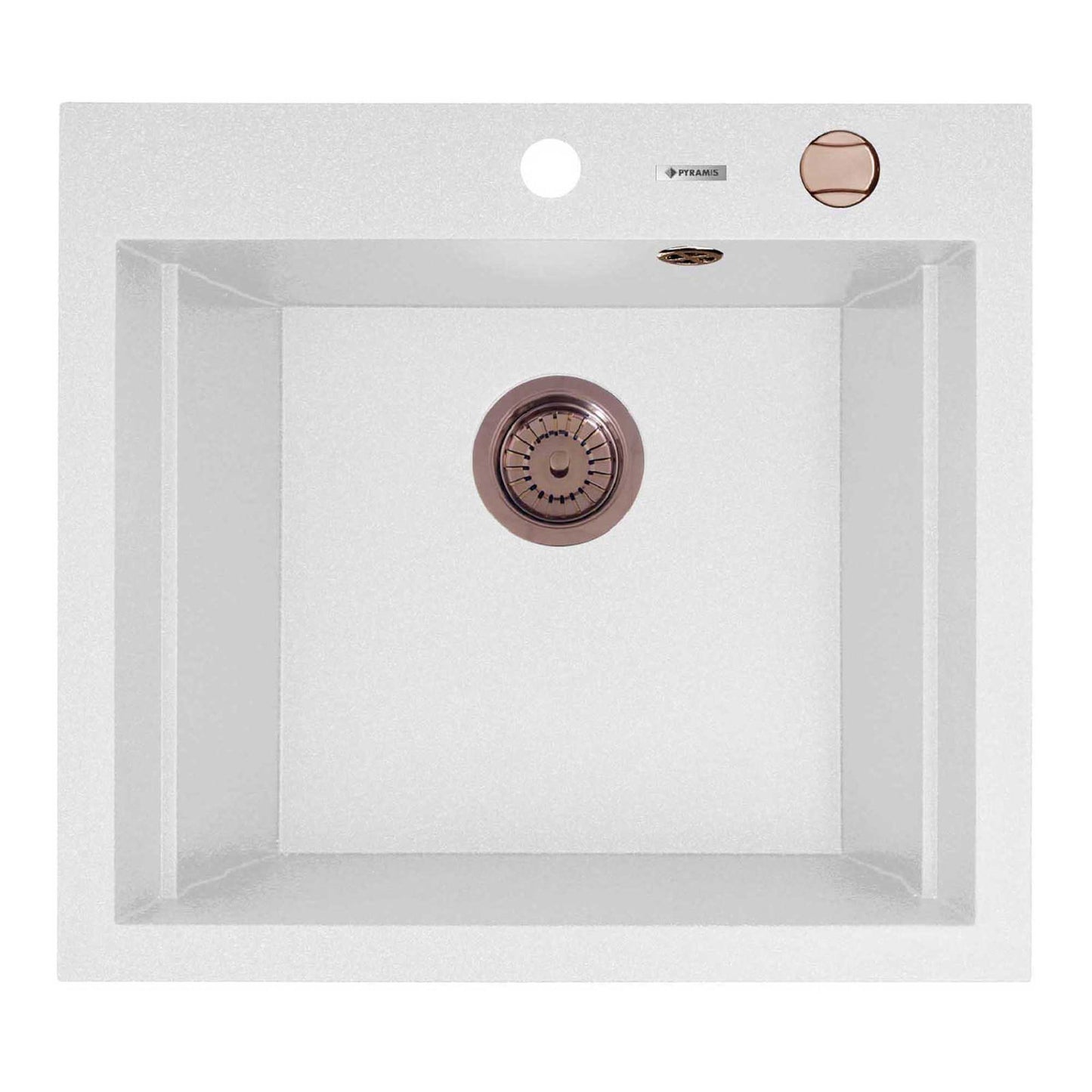 Chiuveta granit Pyramis SIROS 57x51,5 1B Copper - EpicHome.ro