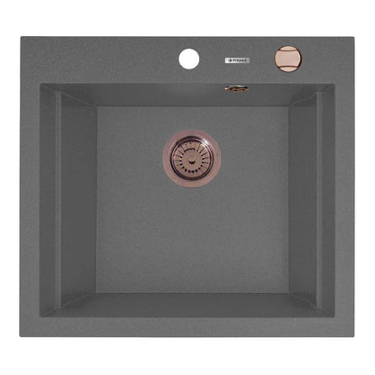 Chiuveta granit Pyramis SIROS 57x51,5 1B Copper - EpicHome.ro