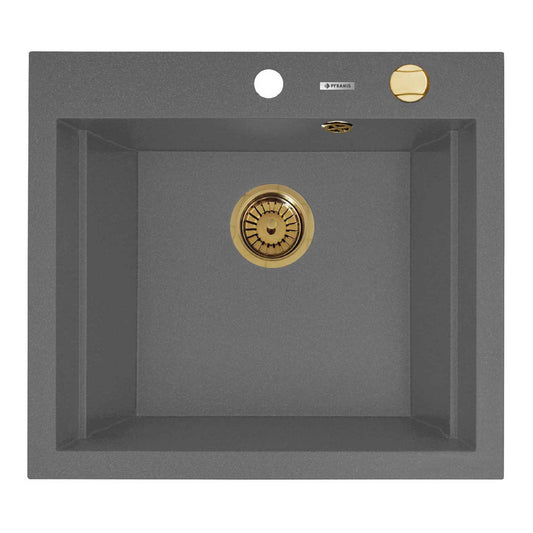 Chiuveta granit Pyramis SIROS 57x51,5 1B Gold - EpicHome.ro