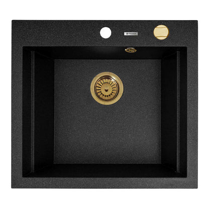 Chiuveta granit Pyramis SIROS 57x51,5 1B Gold - EpicHome.ro