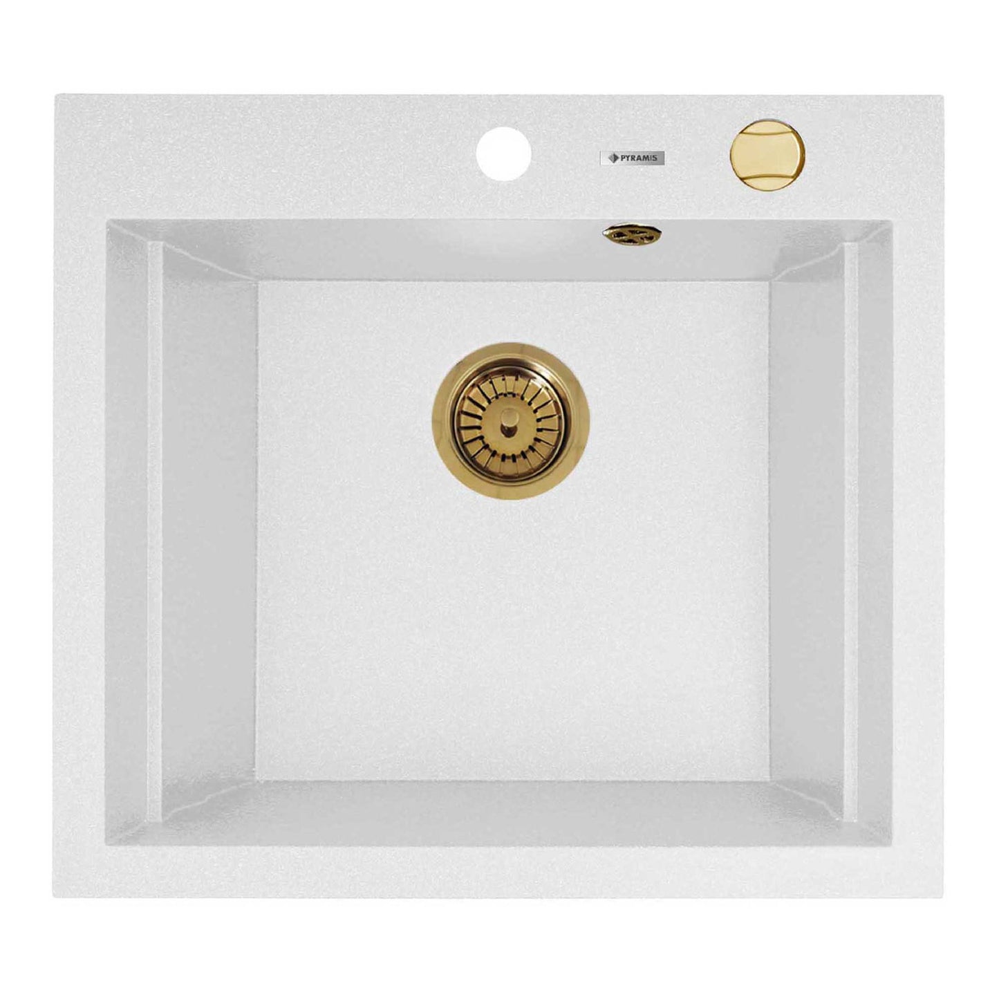 Chiuveta granit Pyramis SIROS 57x51,5 1B Gold - EpicHome.ro