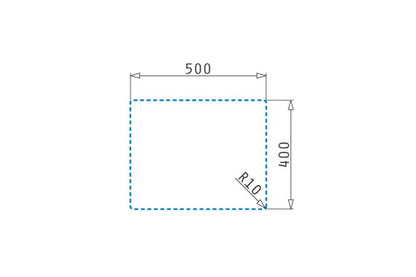 Chiuveta granit Pyramis TETRAGON 50x40 1B - EpicHome.ro