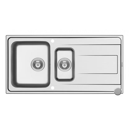 Chiuveta inox Pyramis ALEA 100x50cm INOX - EpicHome.ro