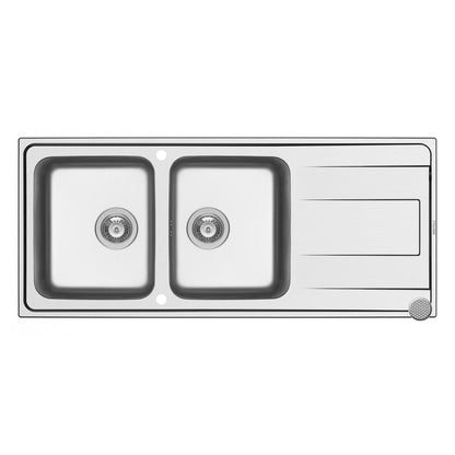 Chiuveta inox Pyramis ALEA 116x50 2B 1D - EpicHome.ro