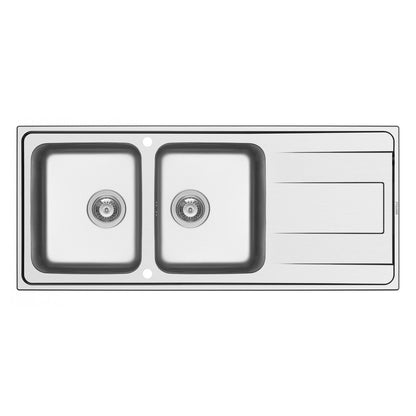 Chiuveta inox Pyramis ALEA 116x50 2B 1D - EpicHome.ro