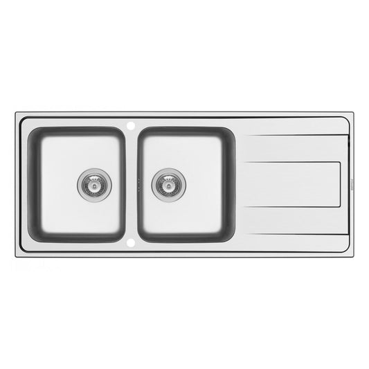 Chiuveta inox Pyramis ALEA 116x50 2B 1D - EpicHome.ro