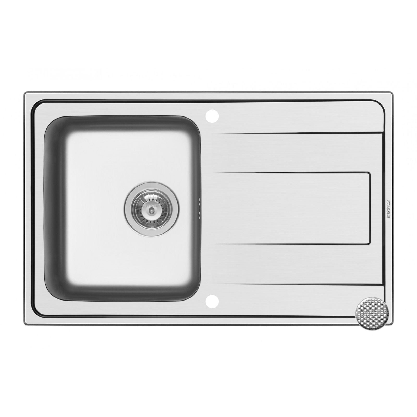 Chiuveta inox Pyramis ALEA 79x50 1B 1D - EpicHome.ro