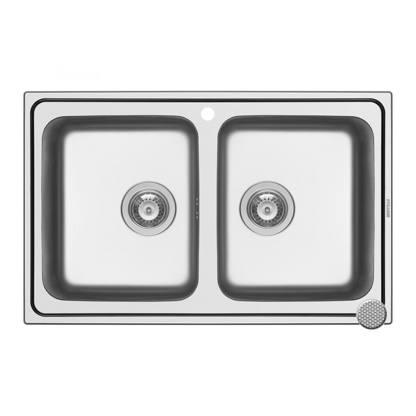 Chiuveta inox Pyramis ALEA 79x50 2B - EpicHome.ro