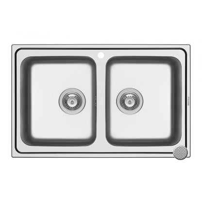 Chiuveta inox Pyramis ALEA 79x50 2B - EpicHome.ro