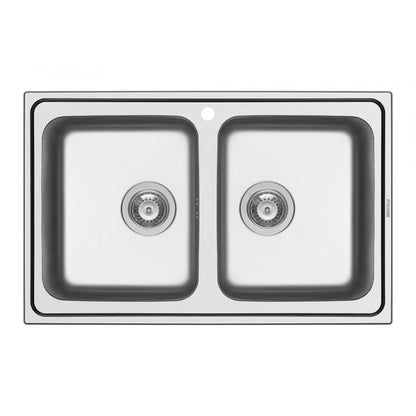 Chiuveta inox Pyramis ALEA 79x50 2B - EpicHome.ro