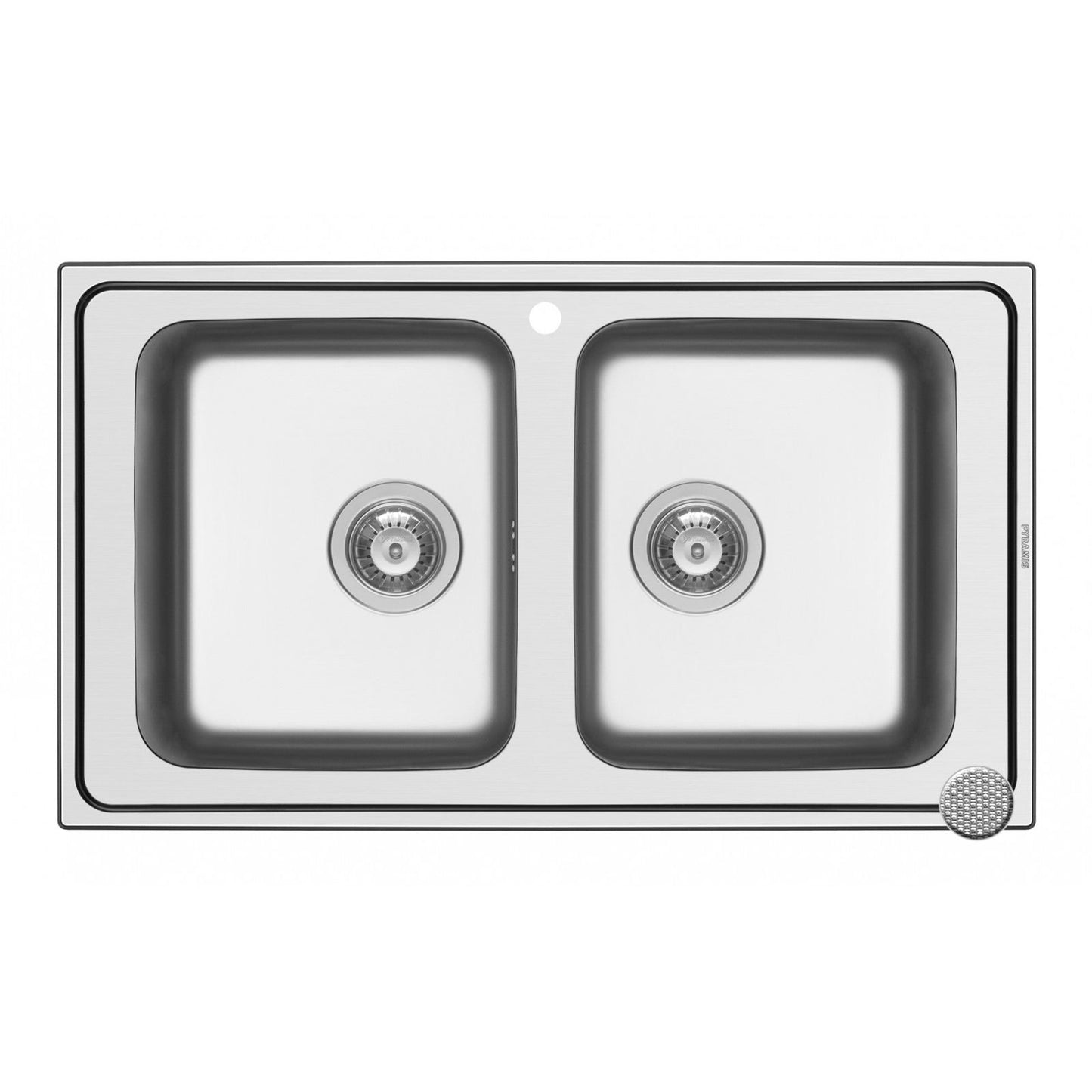 Chiuveta inox Pyramis ALEA 86x50 2B - EpicHome.ro