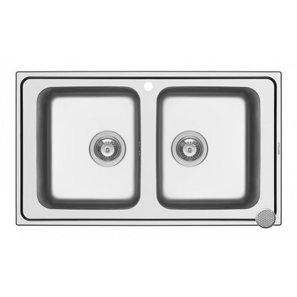 Chiuveta inox Pyramis ALEA 86x50 2B - EpicHome.ro