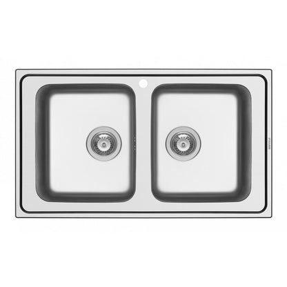 Chiuveta inox Pyramis ALEA 86x50 2B - EpicHome.ro