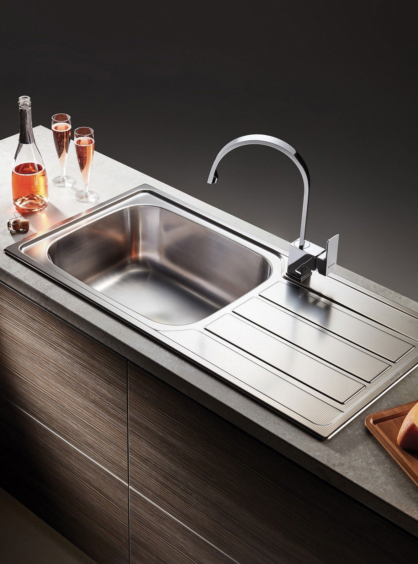 Chiuveta inox Pyramis ATHENA PLUS DIAMOND 100x50 1B 1D - EpicHome.ro