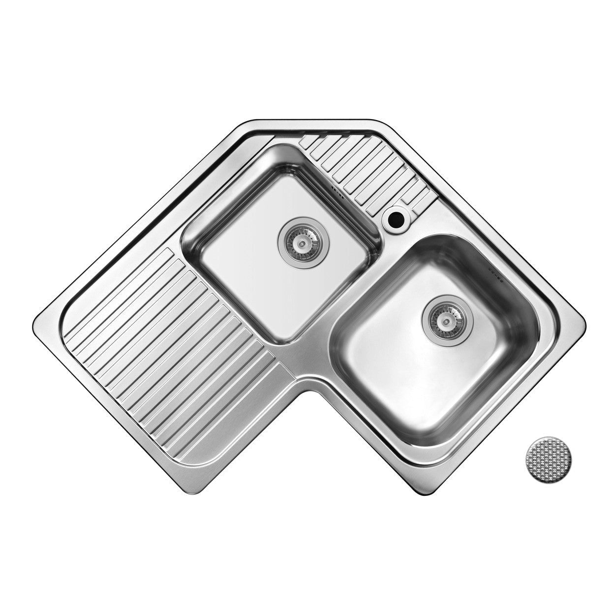 Chiuveta inox Pyramis CELESTE 83x83 2B 1D - EpicHome.ro