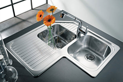 Chiuveta inox Pyramis CELESTE 83x83 2B 1D - EpicHome.ro