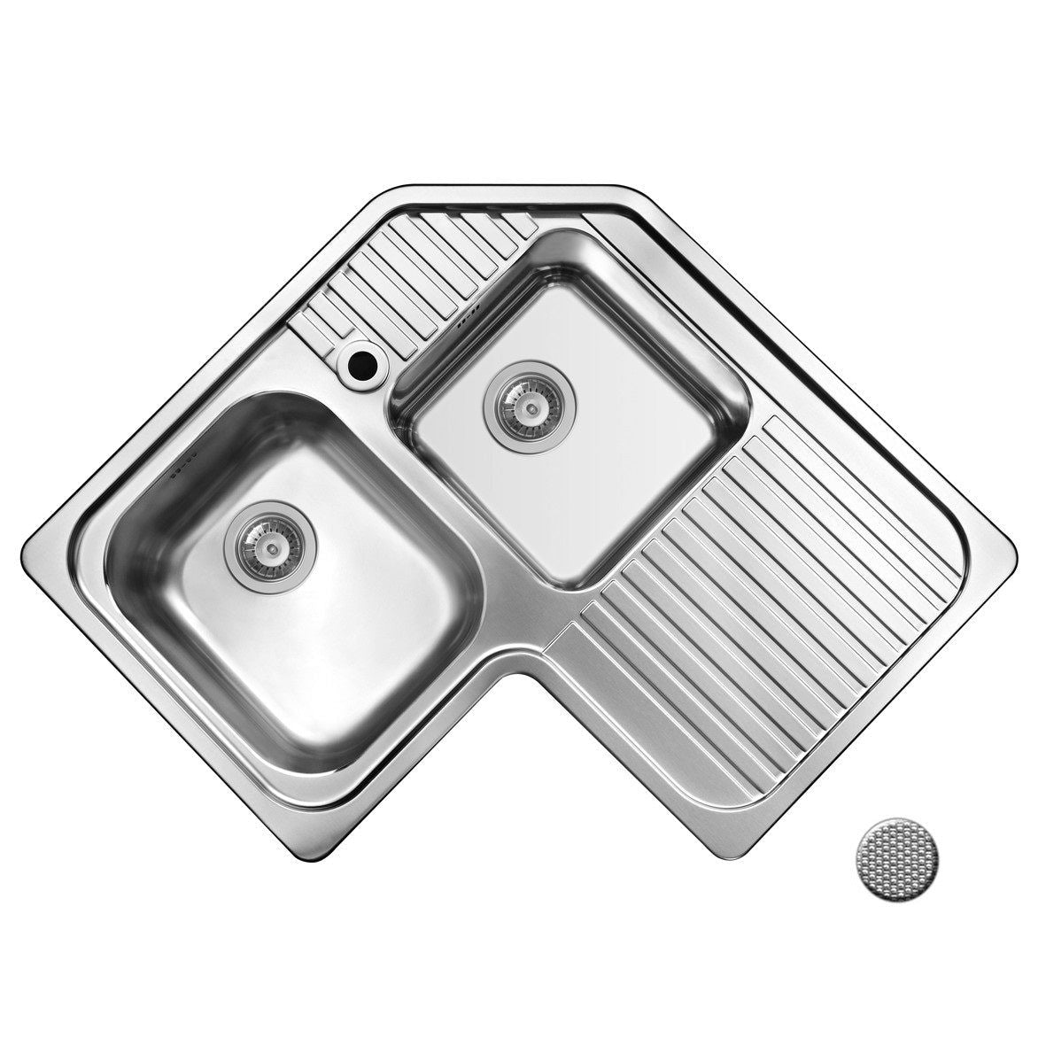 Chiuveta inox Pyramis CELESTE 83x83 2B 1D - EpicHome.ro