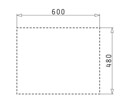 Chiuveta inox Pyramis FEDRA 62x50 1B 1D - EpicHome.ro