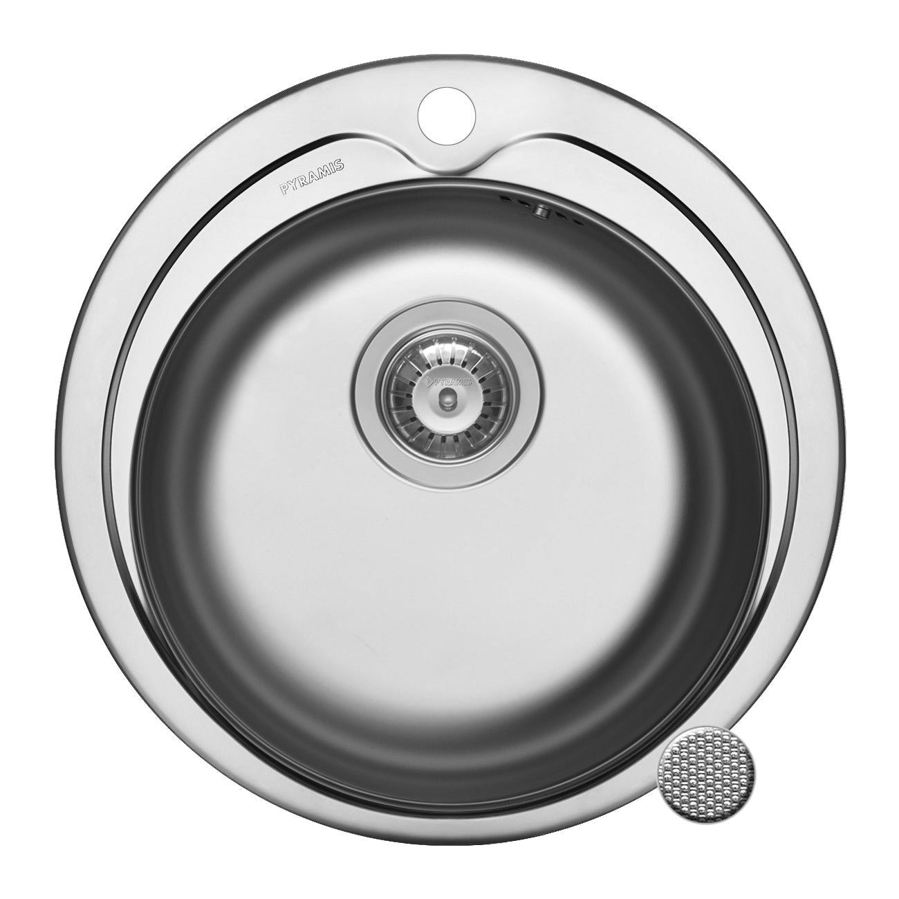 Chiuveta inox Pyramis KIBA Ø48,5 1B - EpicHome.ro