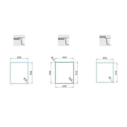 Chiuveta inox Pyramis KRYPTO 44x51 B - EpicHome.ro