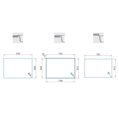 Chiuveta inox Pyramis KRYPTO 74x51 1B - EpicHome.ro