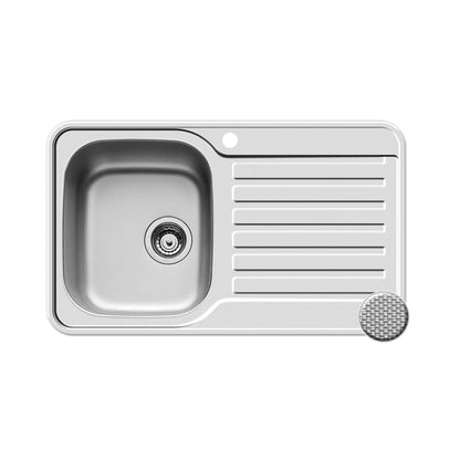 Chiuveta inox Pyramis SPACE MINI 80x48 1B 1D - EpicHome.ro