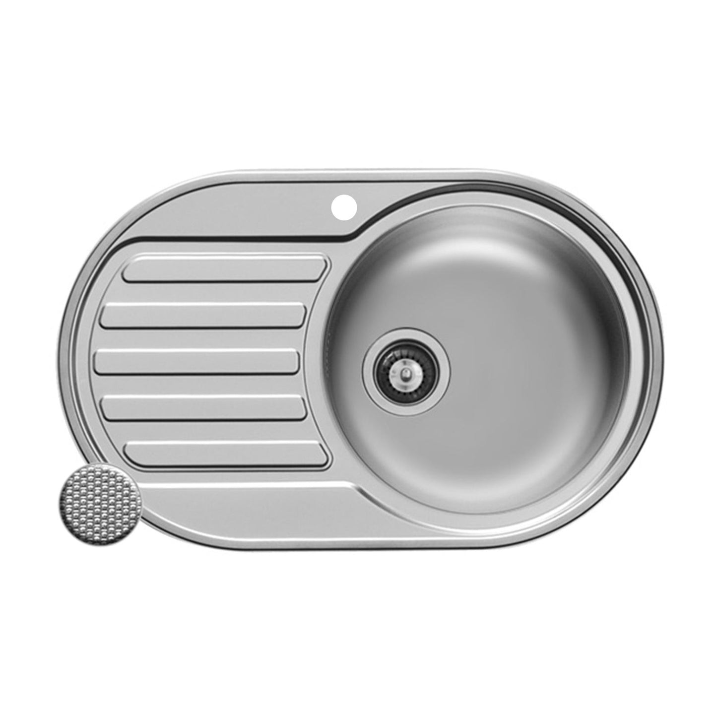 Chiuveta inox Pyramis SR MINI 76,5x48 1B 1D - EpicHome.ro