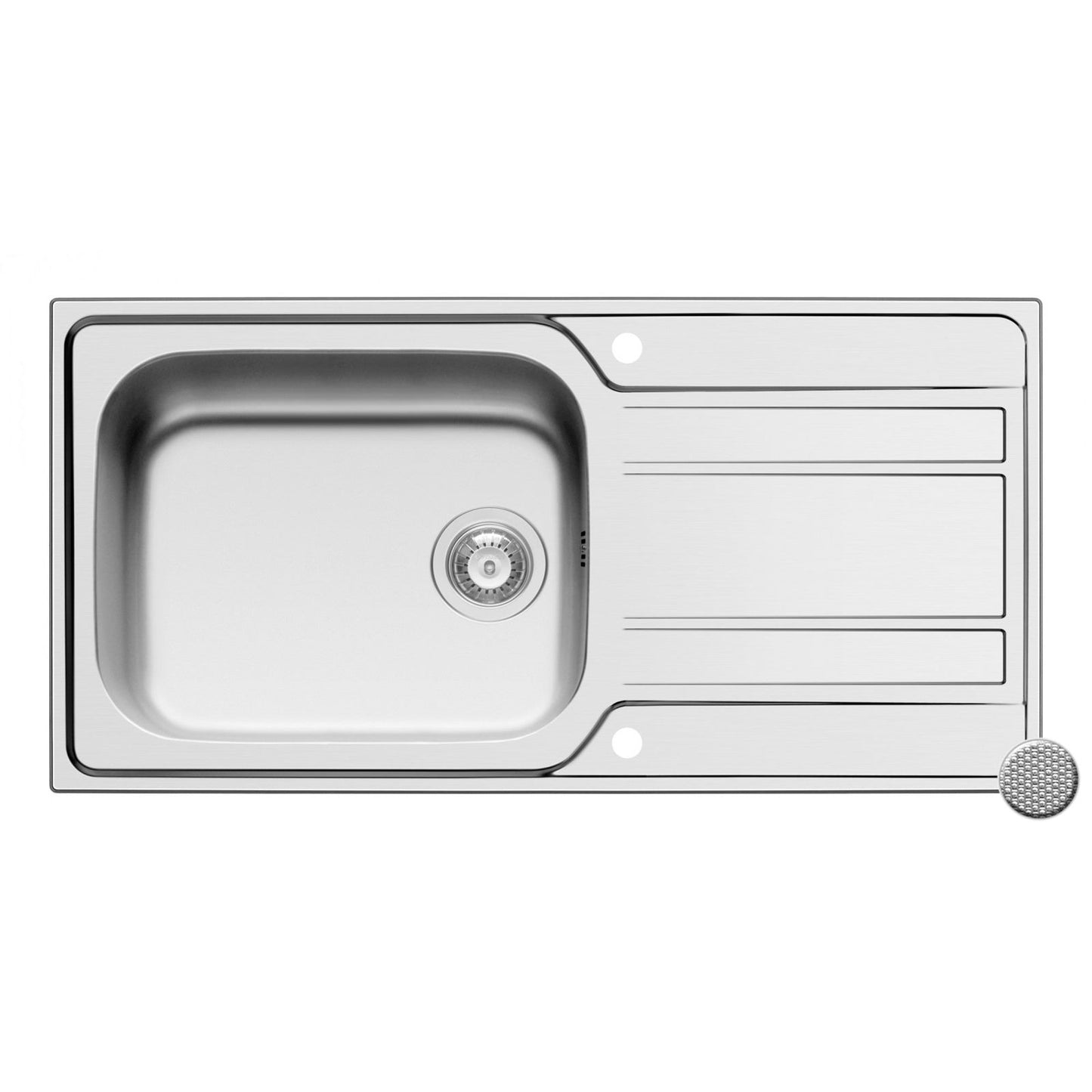 Chiuveta inox Pyramis ZEDA EXTRA 100x50 1B 1D - EpicHome.ro