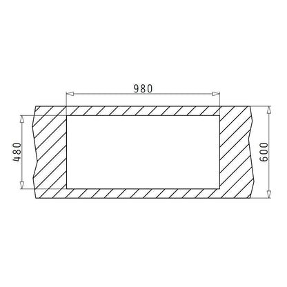 Chiuveta inox Pyramis ZEDA EXTRA 100x50 1B 1D - EpicHome.ro