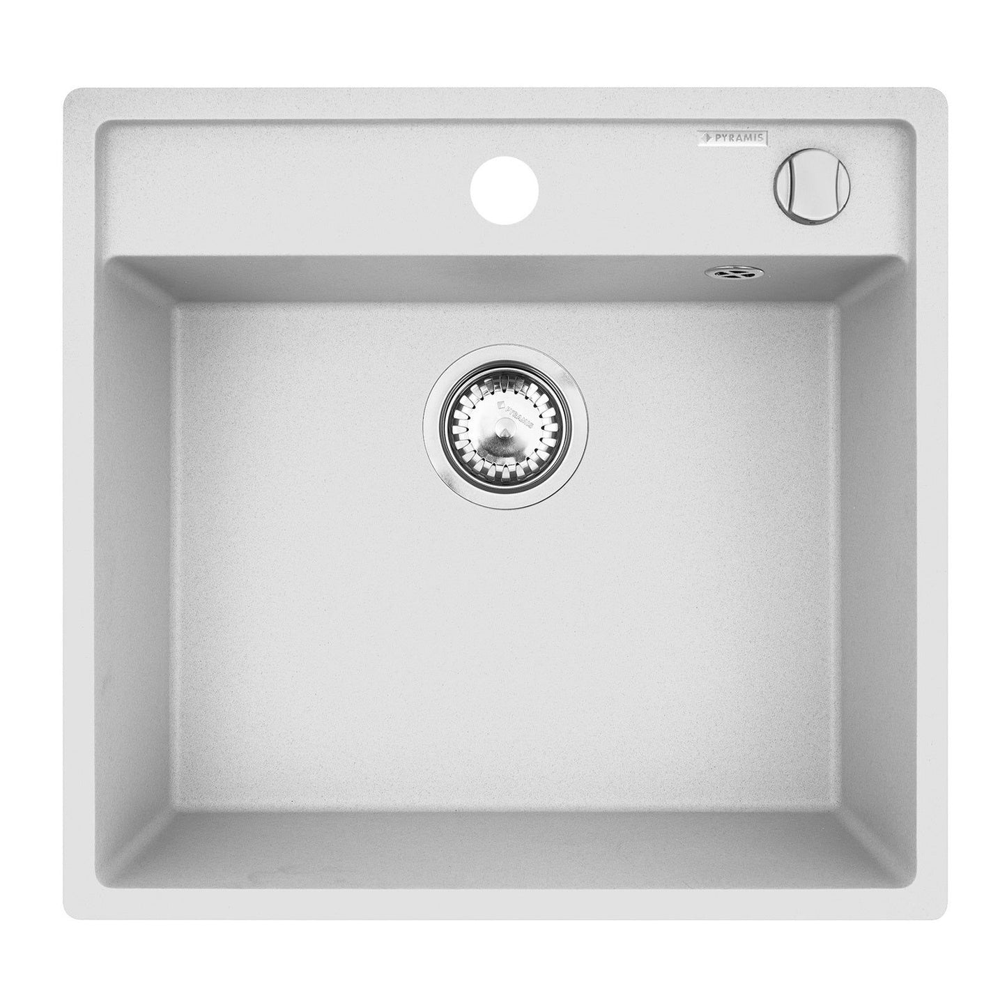 Chiuveta patrata din granit Pyramis CAMEA 53x50cm - EpicHome.ro