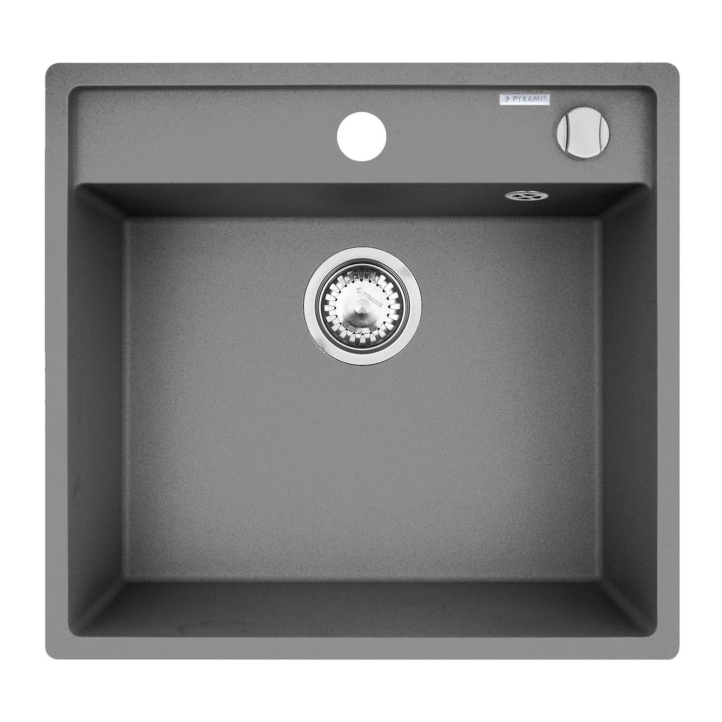 Chiuveta patrata din granit Pyramis CAMEA 53x50cm - EpicHome.ro