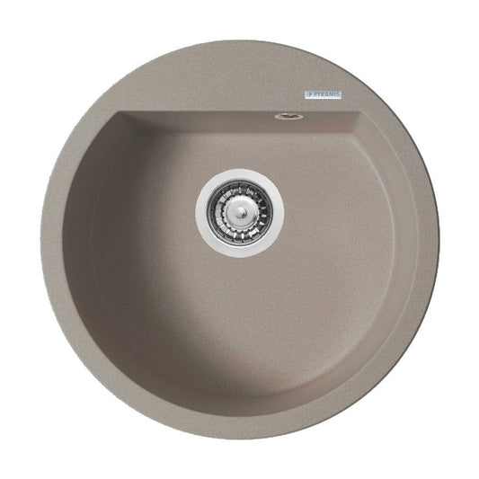 Chiuveta rotunda din granit Pyramis ALAZIA 51cm - EpicHome.ro