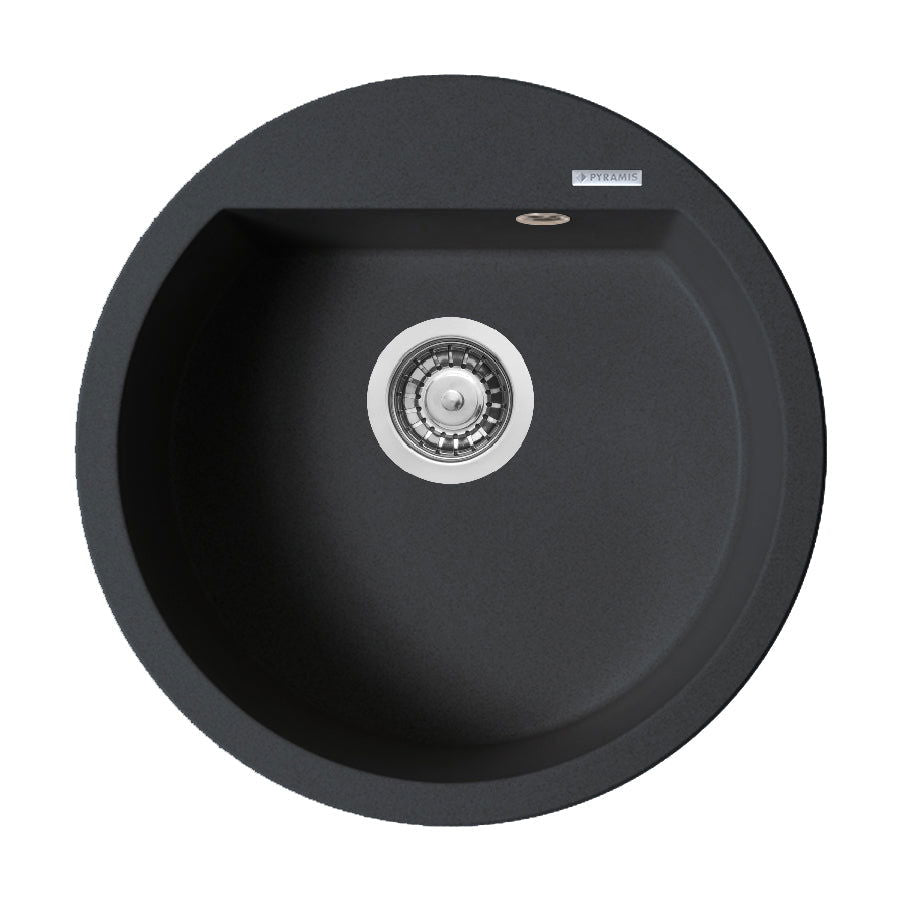 Chiuveta rotunda din granit Pyramis ALAZIA 51cm - EpicHome.ro