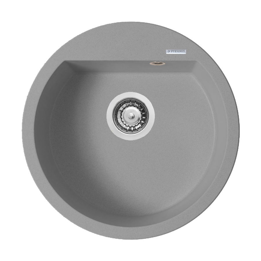 Chiuveta rotunda din granit Pyramis ALAZIA 51cm - EpicHome.ro