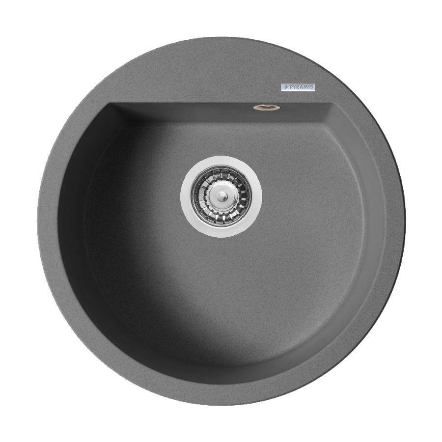 Chiuveta rotunda din granit Pyramis ALAZIA 51cm - EpicHome.ro