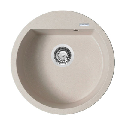 Chiuveta rotunda din granit Pyramis ALAZIA 51cm - EpicHome.ro