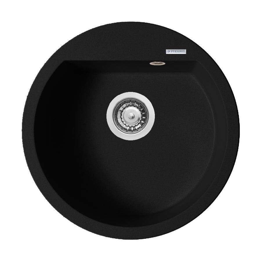 Chiuveta rotunda din granit Pyramis ALAZIA 51cm - EpicHome.ro