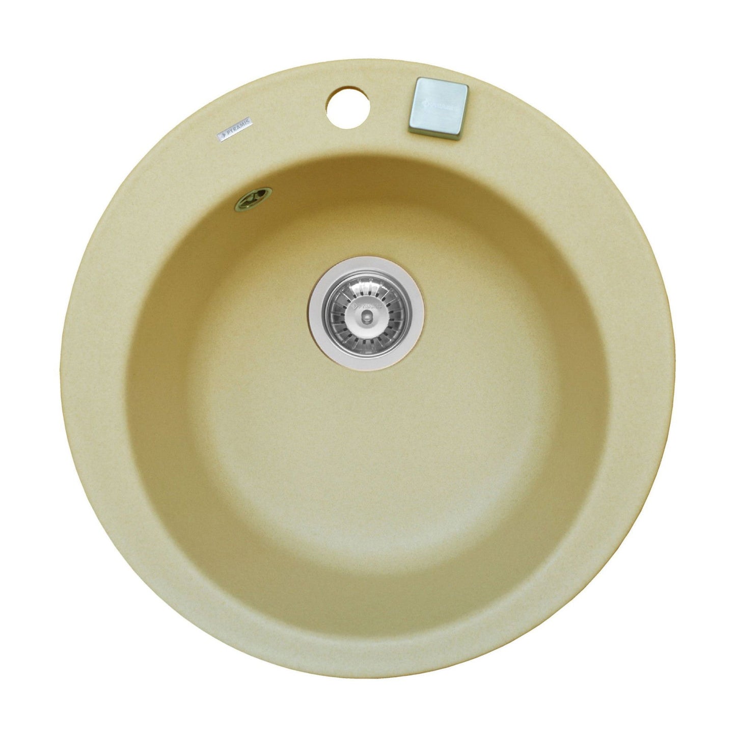 Chiuveta rotunda din granit Pyramis ALYA 49cm - EpicHome.ro