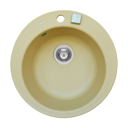 Chiuveta rotunda din granit Pyramis ALYA 49cm - EpicHome.ro