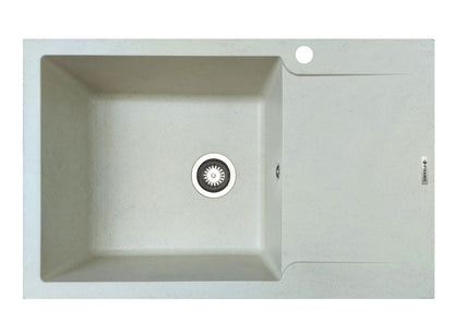 Chiuveta soft compozit Pyramis MAGNIFICA 79x50cm cuva stanga - EpicHome