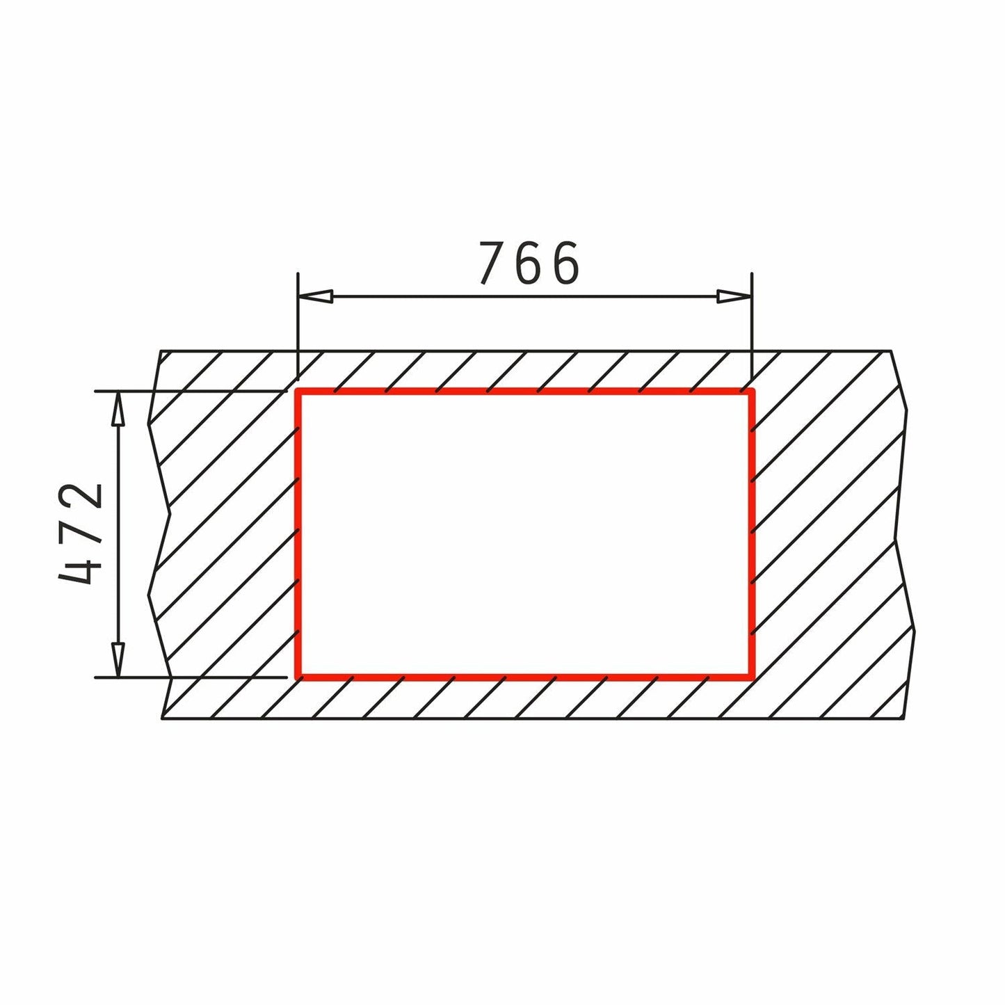 Chiuveta soft compozit Pyramis MAGNIFICA 79x50cm cuva stanga - EpicHome