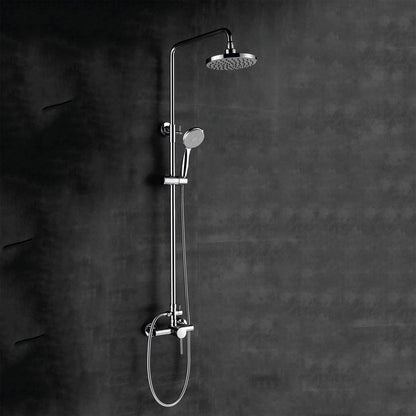 Coloana de dus Pyramis ROTA , canula rotunda, para de dus cu sistem anticalcar, mecanism cu discuri ceramice - EpicHome