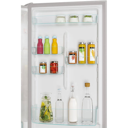 Combina frigorifica Candy CCE4T620ES, No Frost, 377 l, H 200 cm, Clasa E, Wi-Fi, argintiu - EpicHome